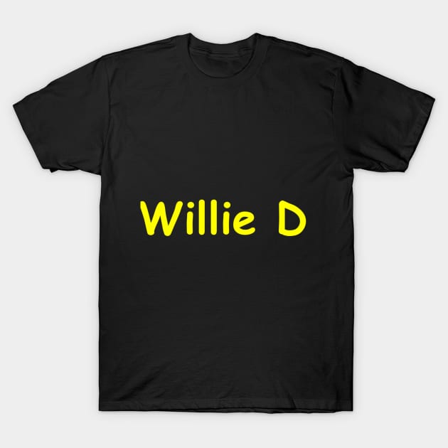 Willie D Logo T-Shirt by rogersentertainment